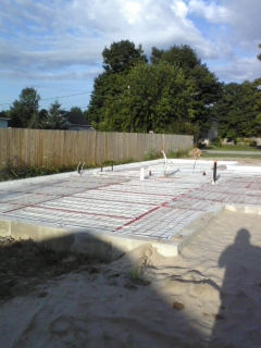 Recent Concrete pad in Sauble Beach